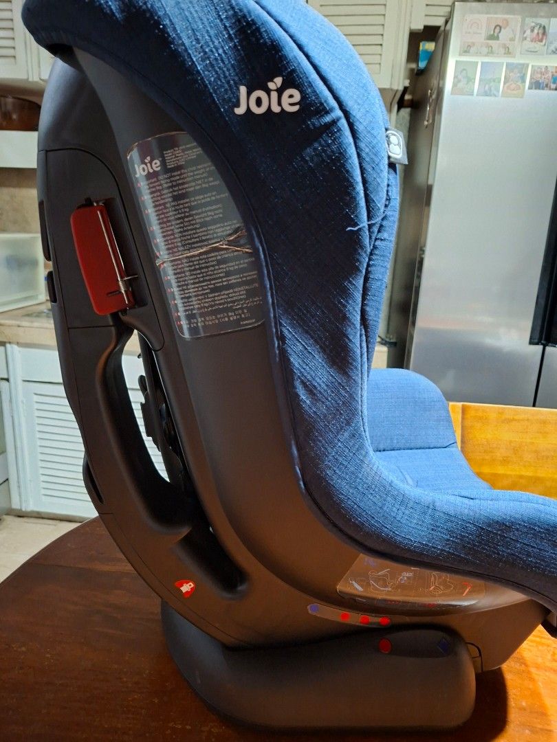 Joie Car Seat (Category: Car Seats) located in Manila. Submitted by shoptrinketscloset (Listing ID 1446357689, Image 3). Description: Joie C0902 Car seat in denim blue -in excellent used condition - Features a secure 5-point harness - Selling as is location Malate manila mop gcash sf c/o buyer.