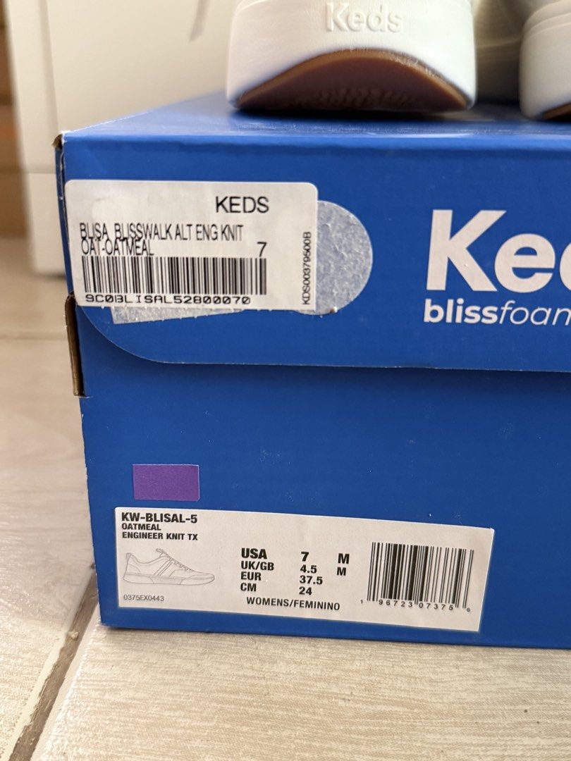 Keds Blisswalk Sneakers (Category: Sneakers) located in Bacoor. Submitted by c8declutters (Listing ID 1446409035, Image 3). Description: Keds Blisswalk Sneakers Color: White Size: 7 Condition: brand new Price : ₱2,000.