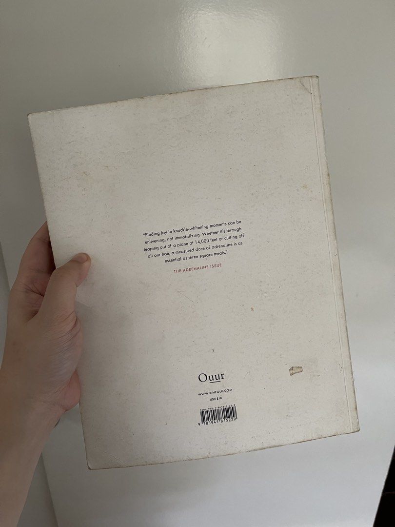 Kinfolk Magazine Volume Nineteen - The Adrenaline Issue (Category: Magazines) located in Imus. Submitted by dffabellon (Listing ID 1446352638, Image 2). Description: - Kinfolk Magazine, Volume Nineteen - Theme: 'The Adrenaline Issue' - Content: Explores Scandinavian design, features 'The Odells' - Ideal for: Design and lifestyle enthusiasts - Condition: Minor wear on cover and edges due to storage.