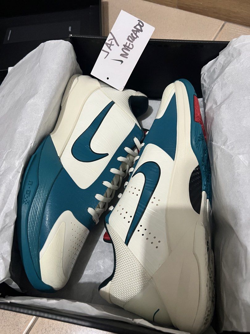 Kobe 5 Caitlin Clark 'Scrabble' 'Coconut Milk' (Category: Sneakers) located in Pasay City. Submitted by jdotxx (Listing ID 1446510540, Image 2). Description: WTS BINEBENTA ‼️ Kobe 5 Caitlin Clark 'Scrabble' pre order sizes 7-13 🇺🇸 need minimal dp to process Meet up QC/MAKATI Nationwide shipping message me 📥.