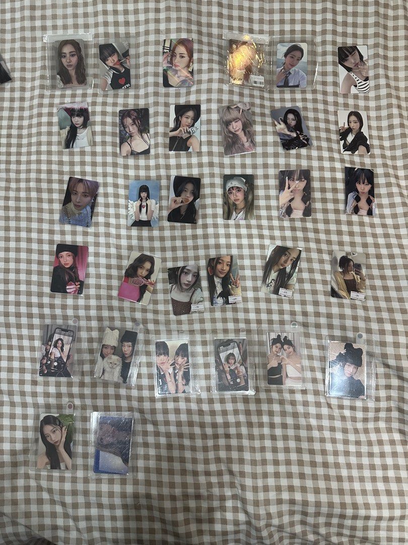 K-pop Photocards Collection - Various Groups (Category: K-Wave Merchandise) located in Dasmarinas. Submitted by kyle_47 (Listing ID 1446489973, Image 1). Description: - Official & unofficial K-pop photocards available. - Cards from various popular K-pop groups. - Some photocards are in protective sleeves, others are loose. - All cards included are clearly shown in the product photos. - Feel free to send a message for more specific details or ques