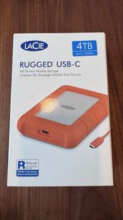 Lacie Rugged USB-C Mobile Storage 4TB506903500287518720