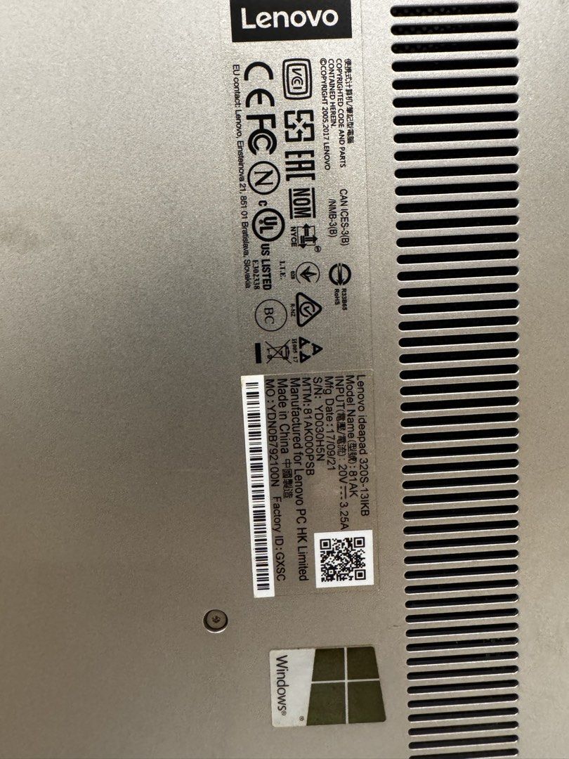 Lenovo Ideapad 320S Laptop - Intel Core i7494880131699200007