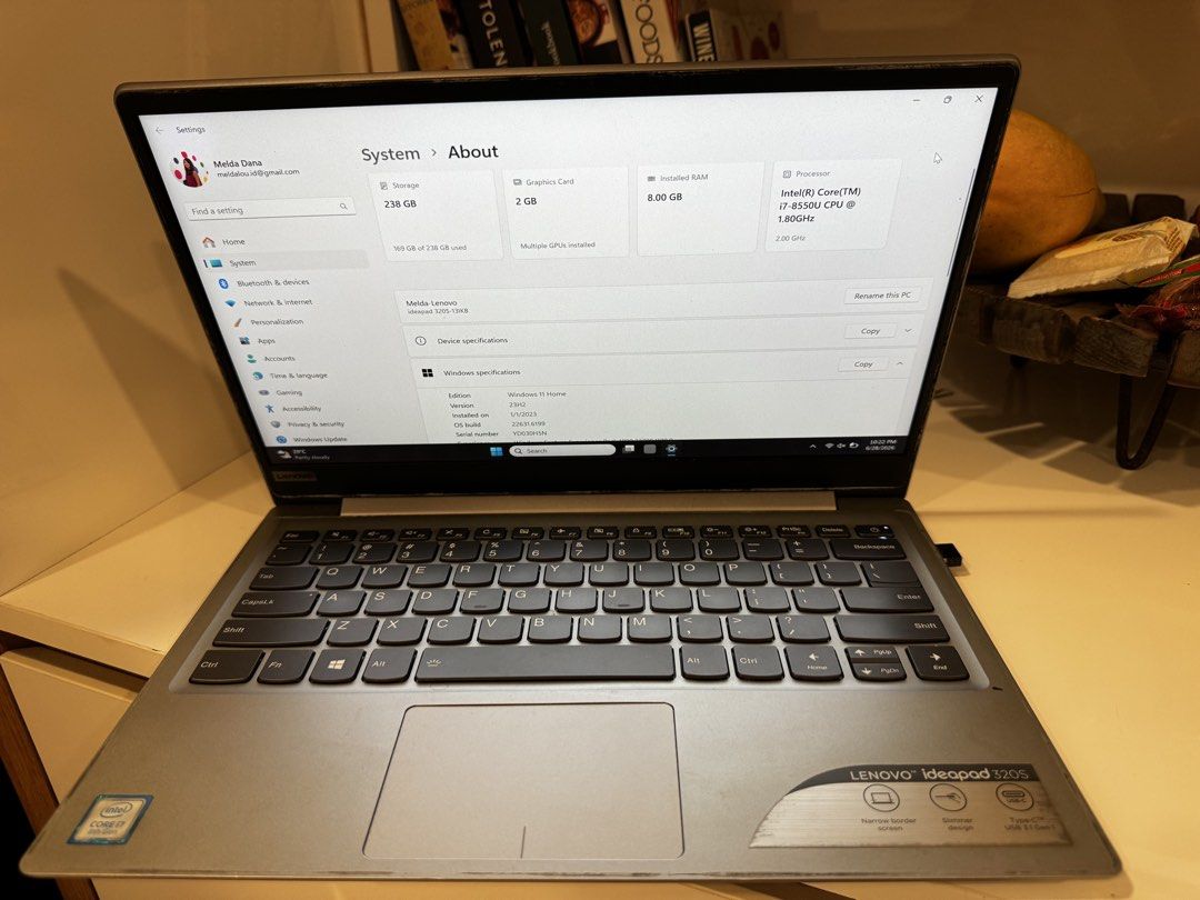 Lenovo Ideapad 320S Laptop - Intel Core i7494880131699200002