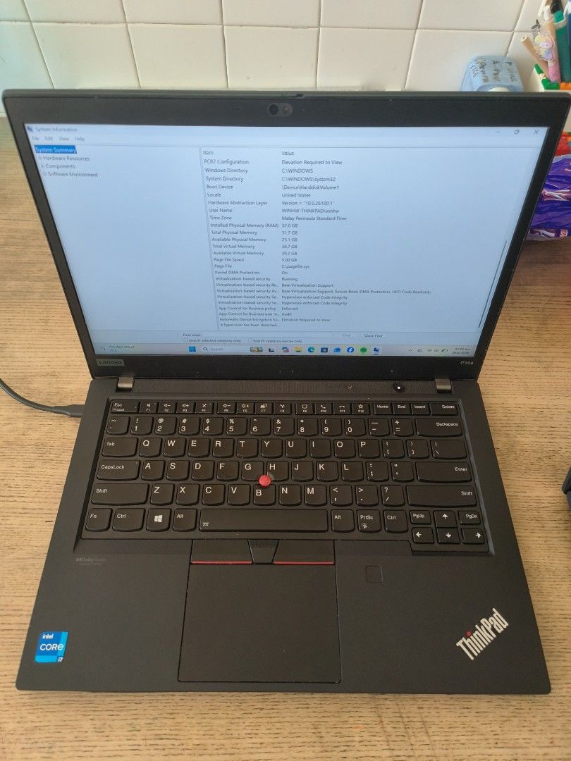 Lenovo ThinkPad Laptop P14s Gen 2i494490796216832003