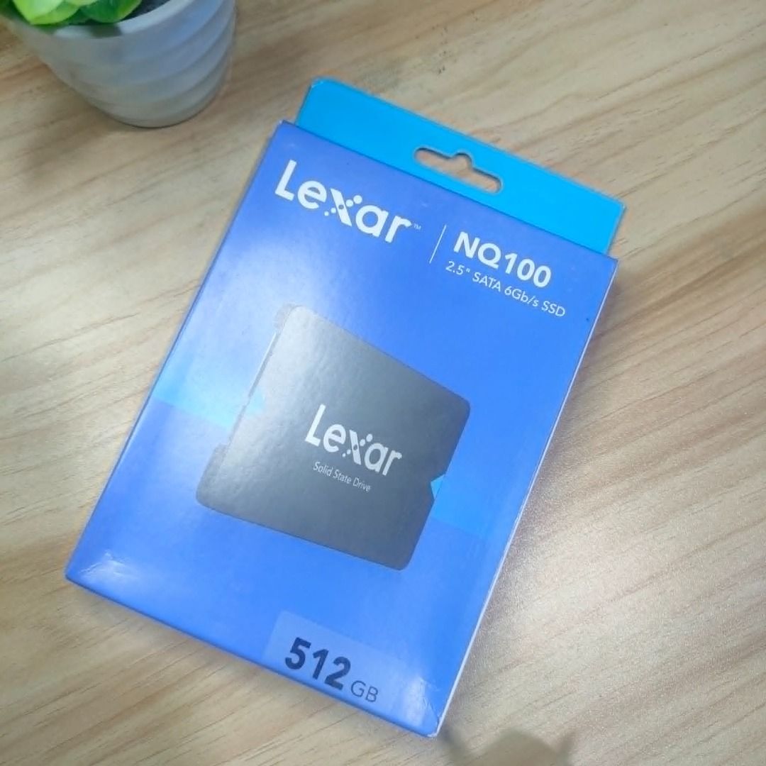 Lexar NQ100 512GB SATA SSD 💾 (Category: Hard Disks & Thumbdrives) located in Santa Maria. Submitted by victorioustech (Listing ID 1446459855, Image 2). Description: ⚡ Give your PC a speed boost! Lexar NQ100 512GB SATA SSD 💾 💰 PRICE - PHP 3,890 ✅ 512GB Storage Capacity ✅ 2.5" SATA III (6Gb/s) Interface ✅ Faster Boot Up ✅ Faster Application Loading ✅ Silent Operation ✅ Low Power Consumption ✅ Shock Resistant ✅ Reliable Performance Perfect for: �