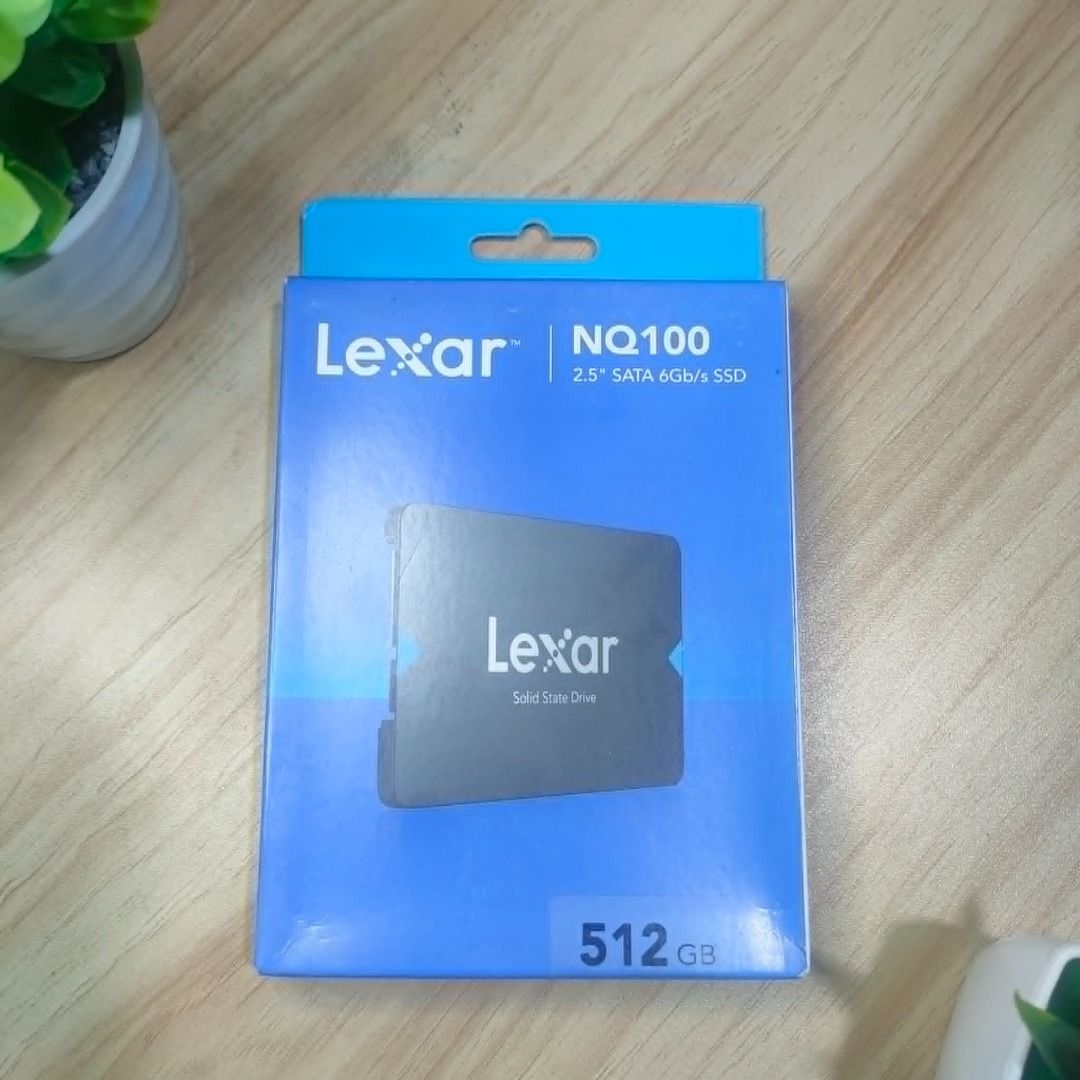 Lexar NQ100 512GB SATA SSD 💾 (Category: Hard Disks & Thumbdrives) located in Santa Maria. Submitted by victorioustech (Listing ID 1446459855, Image 1). Description: ⚡ Give your PC a speed boost! Lexar NQ100 512GB SATA SSD 💾 💰 PRICE - PHP 3,890 ✅ 512GB Storage Capacity ✅ 2.5" SATA III (6Gb/s) Interface ✅ Faster Boot Up ✅ Faster Application Loading ✅ Silent Operation ✅ Low Power Consumption ✅ Shock Resistant ✅ Reliable Performance Perfect for: �
