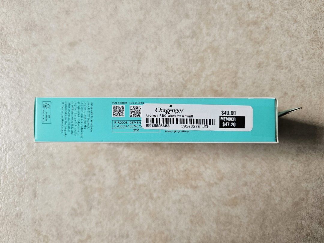 Logitech R400 Laser Presentation Remote494764993272893443