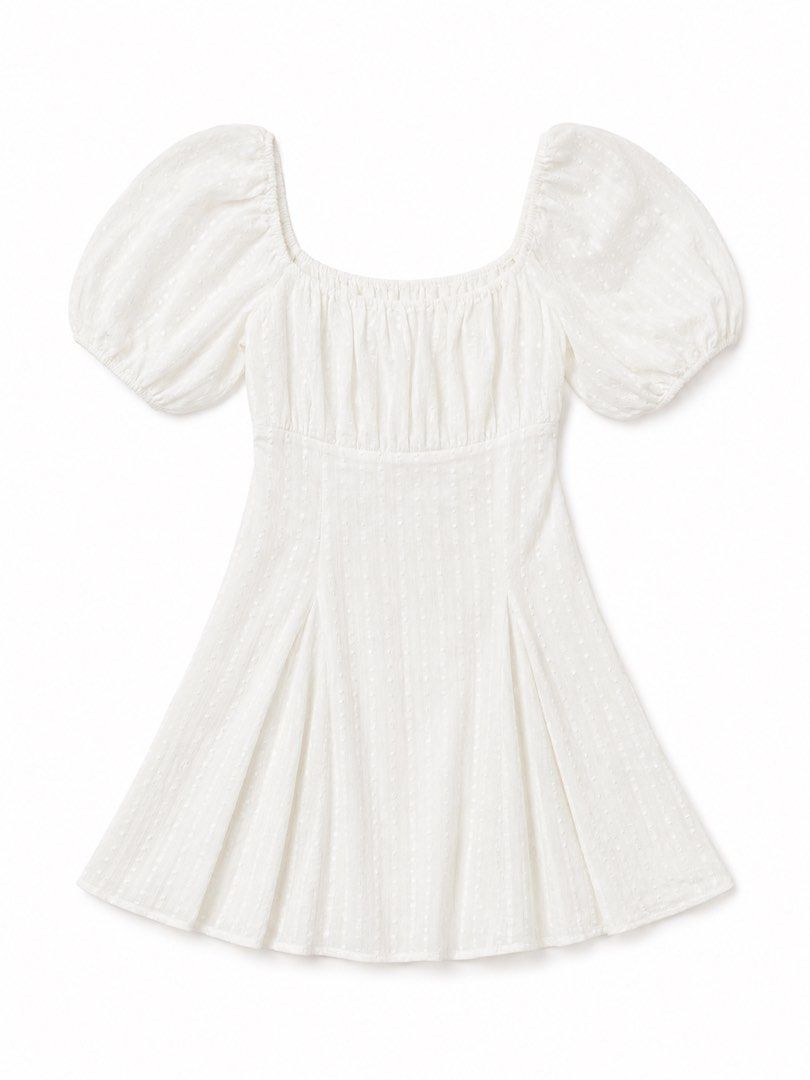 Love Ara White Eyelet Dress (Category: Dresses) located in Quezon City. Submitted by lovedbysnow (Listing ID 1446462232, Image 1). Description: Good for summer and beach vibes and even date nights.