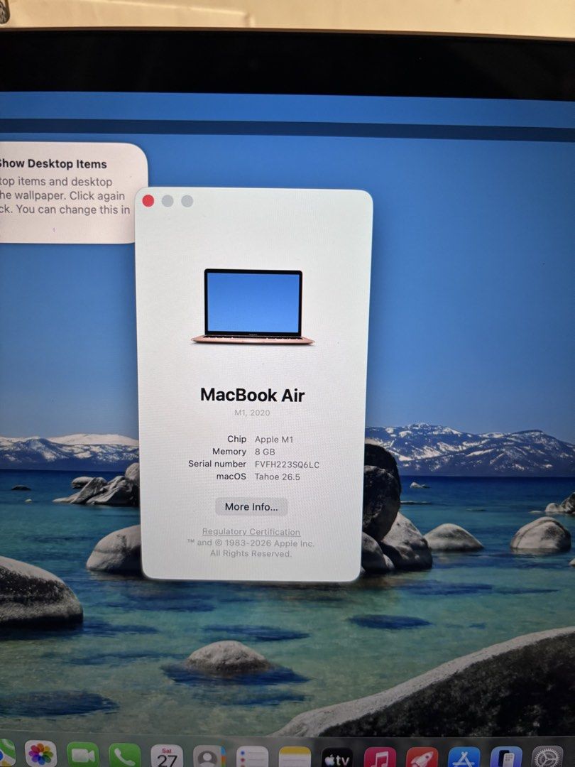 MacBook Air M1 Rose Gold 8gb494623483537674247
