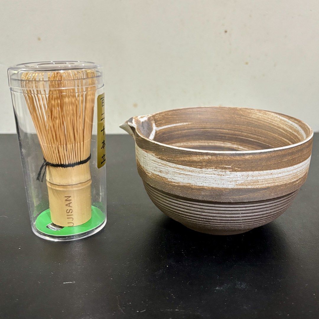 Matcha Set / Chawan & Chasen Set (Category: Other Food & Drinks) located in Binan City. Submitted by declutterwithpea (Listing ID 1446440094, Image 2). Description: Chawan & Chasen Set from Ujisan • rfs: extra • mop: gcash / bdo bank transfer • payment first before shipping • buyer must shoulder shipping fee .