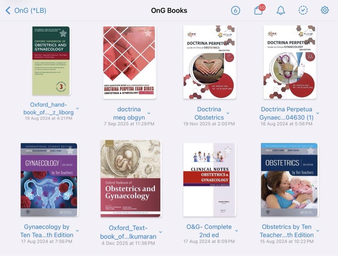 Medbook: Combo Major posting books (IM, Surg, Paeds, O&G (Category: Textbooks) located in Petaling Jaya. Submitted by farhana_alya (Listing ID 1319032911, Image 3). Description: Text @Farhana_Alya once order is submitted Not physical books please refer tele first.