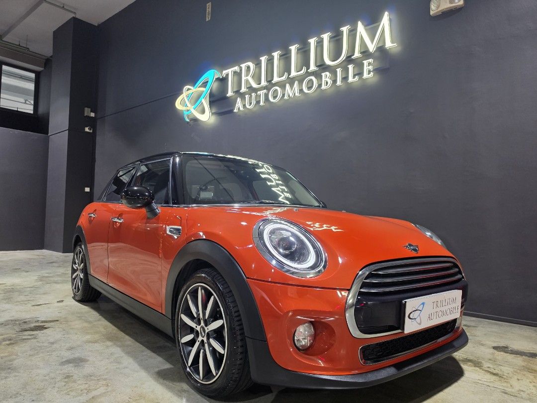 MINI Cooper 5-Door 1.5 (A) (Category: Used Cars) located in Singapore. Submitted by trillium.auto (Listing ID 1446365470, Image 2). Description: 🚘 Vehicle Features 3 cylinder in-line 12 valve turbocharged, FWD, 7 speed (a) DCT, power 134bhp, torque 220nm, 8.1 s (0-100 km/h), top speed 207 km/h. 🚘 Accessories LED head and DRLs, multi function steering wheel, keyless entry and start, knockdown rear seats, rain sensing wipers, multi-zone aircon. �
