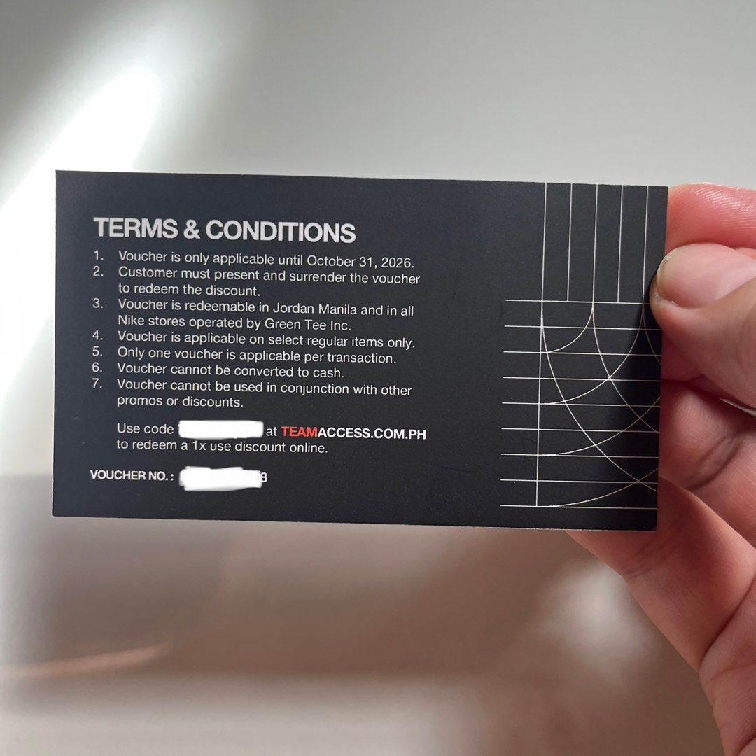 Nike 20% Voucher Discount (Category: Cardio & Fitness Machines) located in Taguig. Submitted by sdiph (Listing ID 1446416719, Image 2). Description: .