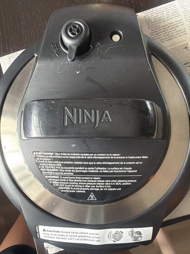OP350 Ninja Pressure Cooker Lid494441008255488000