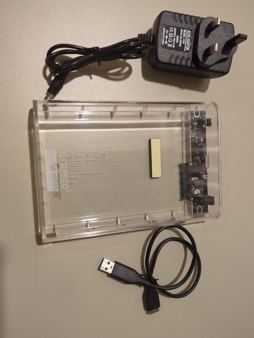 ORICO 3.5 Inch External Hard Drive Enclosure with Power Adapter