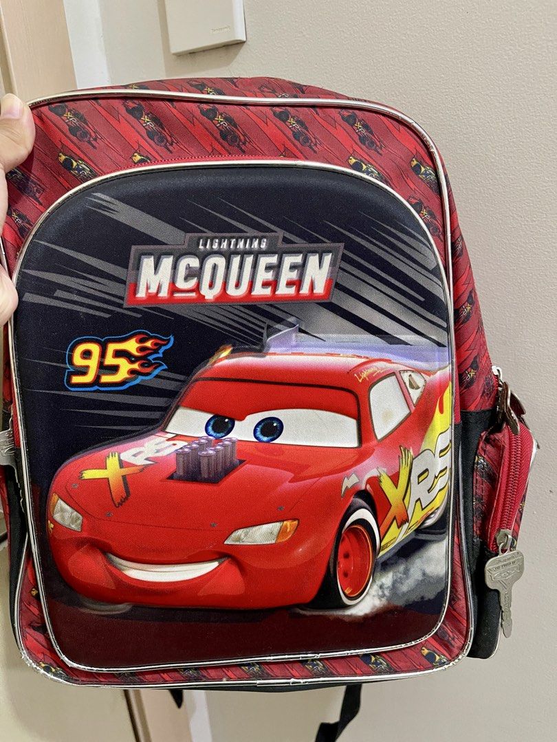Original Mcqueen Backpack (Category: Backpacks) located in Quezon City. Submitted by MsCLM (Listing ID 1446493714, Image 3). Description: This is original bought 3,599 in SM This is seldom used by my Son can pass as new actually, and selling low. Rfs: My outgrow this. .