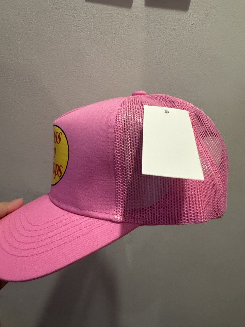 Pink Bass Pro Shops Trucker Hat (Category: Caps & Hats) located in San Pablo. Submitted by simplicitybeaute (Listing ID 1446403078, Image 2). Description: - Super cute pink trucker hat from Bass Pro Shops - Breathable mesh back - Classic Bass Pro Shops logo on the front - Perfect for sunny days or a casual look - Brand new with tags still attached.