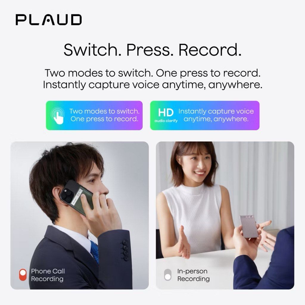 Plaud Note AI Voice Recorder & Note Taker494775540406046723