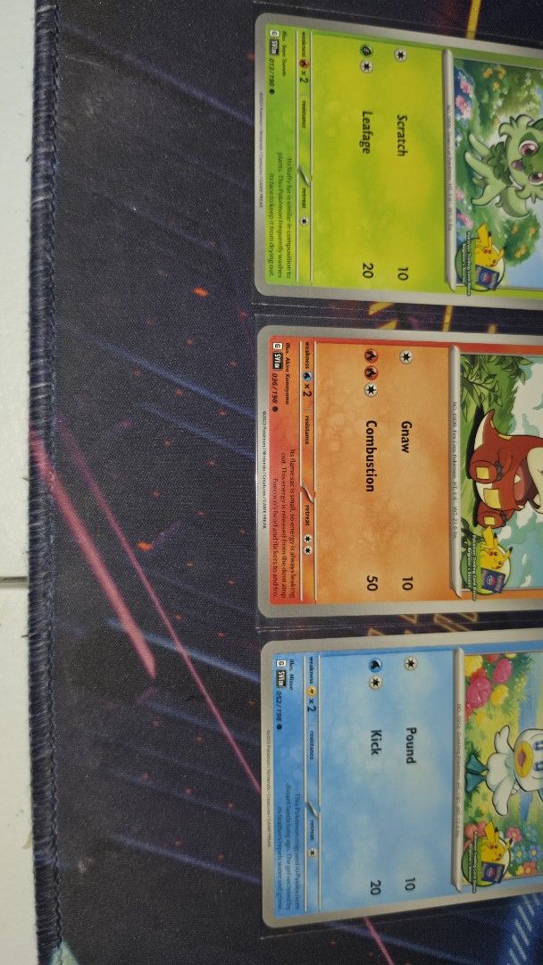 Pokemon Cards TCG Beginner's Session promo set (Category: Raw Singles) located in Manila. Submitted by dokochan (Listing ID 1446522133, Image 3). Description: FOR SALE Pokemon TCG Beginner's Session SEA-exclusive set (Sprigatito, Fuecoco, and Quaxly).