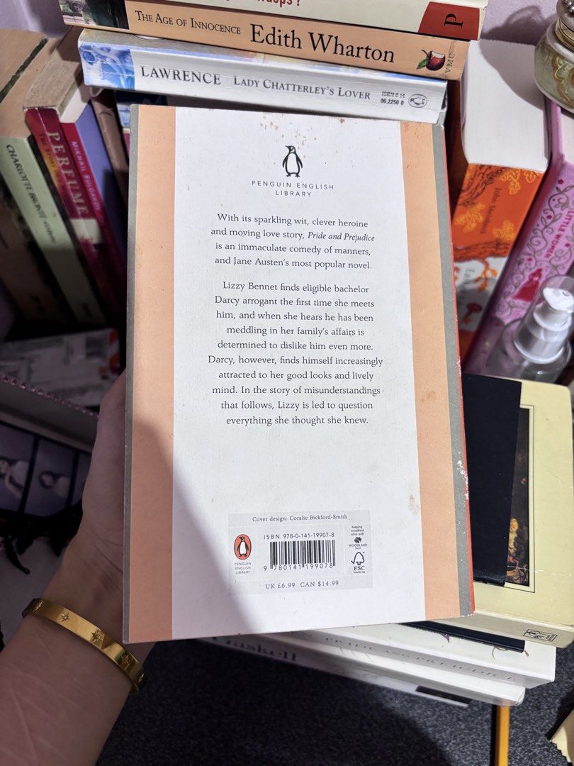 Pride and Prejudice Penguin English library (Category: Storybooks) located in Manila. Submitted by frenchapril (Listing ID 1446458555, Image 2). Description: Jane Austen’s Pride and Prejudice in Penguin English Library edition - visible foxing - light shelf wear - tanning Dm for more info 📍metro mnl.