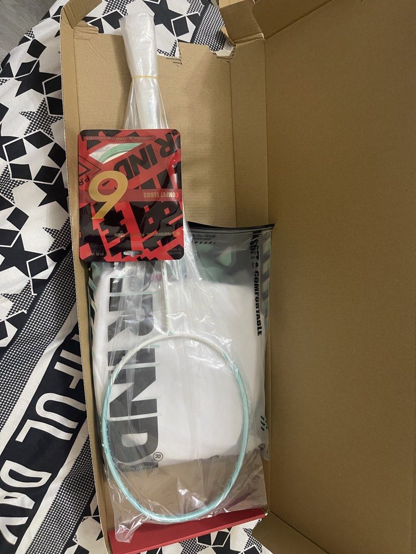 Prind Flexwind Racket Set (Category: Racket & Ball Sports) located in Kuala Lumpur. Submitted by jayphuah3308015 (Listing ID 1446402855, Image 1). Description: Bought mystery box but racket not suitable for me and already have another one before Everything included Kepong area.
