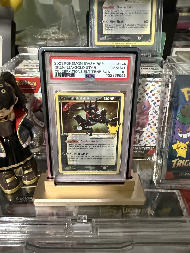 PSA 10 Greninja Gold Star #144 (Eng Celebration ETB Promo), Toys