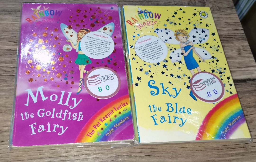 Rainbow Magic Daisy Meadows Children Books (Category: Children's Books) located in Iloilo. Submitted by k8sonlineph (Listing ID 1446404273, Image 3). Description: sold per piece Php 80 EACH preloved paperback Rainbow Magic Daisy Meadows Children Books MODE OF SHIPPING: LBC (DIRECT BUY PAYMENT FIRST OR J&T VIA Shapi CheckOut MODE OF PAYMENT: GCASH/ SEABANK / VIA Shapi CheckOut .
