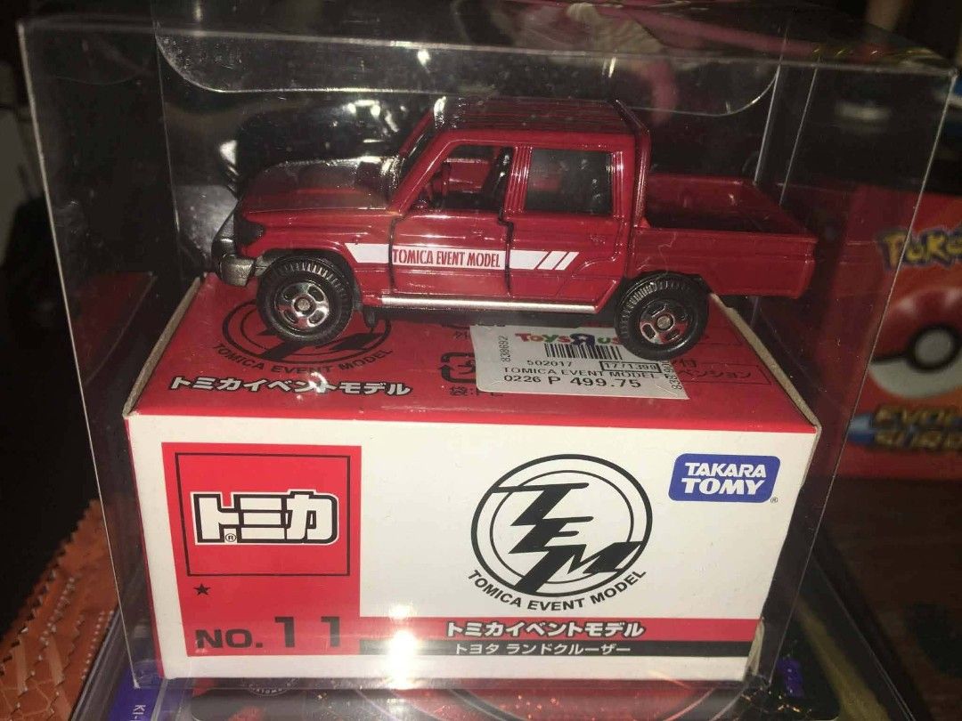 RARE TOMICA FOR SALE! (Category: Vehicle & Diecast Models) located in Manila. Submitted by jtoyzandcollectibles (Listing ID 1446532519, Image 3). Description: RARE TOMICA FOR SALE! 🔥 LIMITED EVENT MODELS 🔥 🏎️ Subaru BRZ - 4 PCS AVAILABLE! 🚙 Toyota Land Cruiser - 6 PCS AVAILABLE! 💸 ONLY ₱600 EACH! HURRY! Very limited stocks available! ✨ RARE EVENT MODELS ✨ 🔹 TDM Hayate Blue (#21) - ₱1,500 🔹 ❌SOLD❌ Porsche 911 S Racing (#5) - ₱900 🔹 Toyota 