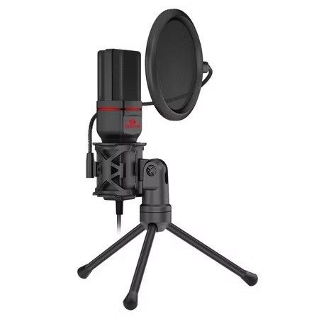 Redragon GM100 Seyfert Studio Microphone Kit (Category: Microphones) located in Pasig City. Submitted by merdlrs (Listing ID 1446509925, Image 1). Description: Used only once. No box, but we still have the receipt bought for 950 in Data Blitz .