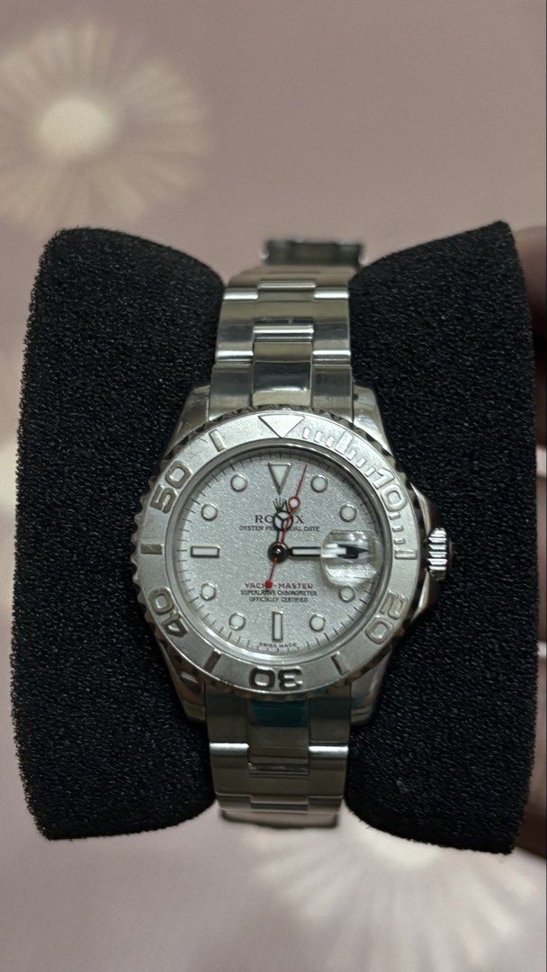 Rolex Yacht-Master Ladies 29mm (Category: Luxury Watches) located in Quezon City. Submitted by idncb (Listing ID 1446457697, Image 2). Description: - Rolex Yacht-Master Ladies 29mm -WATCH ONLY -Y serial (year 2002) - Stainless steel bracelet - Swiss made - Excellent timepiece for any occasion - Message for more details.