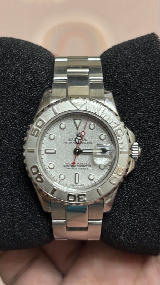 Rolex Yacht-Master Ladies 29mm (Category: Luxury Watches) located in Quezon City. Submitted by idncb (Listing ID 1446457697, Image 1). Description: - Rolex Yacht-Master Ladies 29mm -WATCH ONLY -Y serial (year 2002) - Stainless steel bracelet - Swiss made - Excellent timepiece for any occasion - Message for more details.