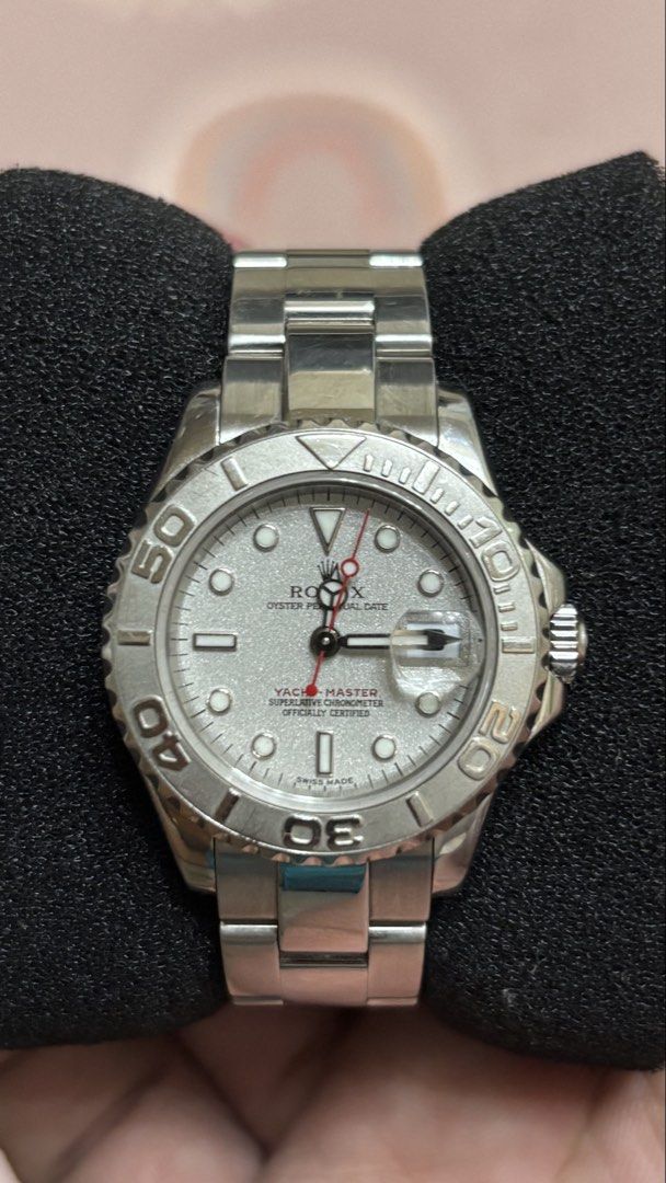 Rolex Yacht-Master Ladies 29mm (Category: Luxury Watches) located in Quezon City. Submitted by idncb (Listing ID 1446457697, Image 3). Description: - Rolex Yacht-Master Ladies 29mm -WATCH ONLY -Y serial (year 2002) - Stainless steel bracelet - Swiss made - Excellent timepiece for any occasion - Message for more details.