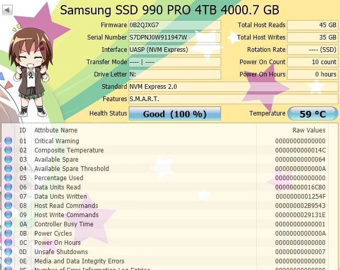 Samsung 990 Pro 4TB494629585441925121