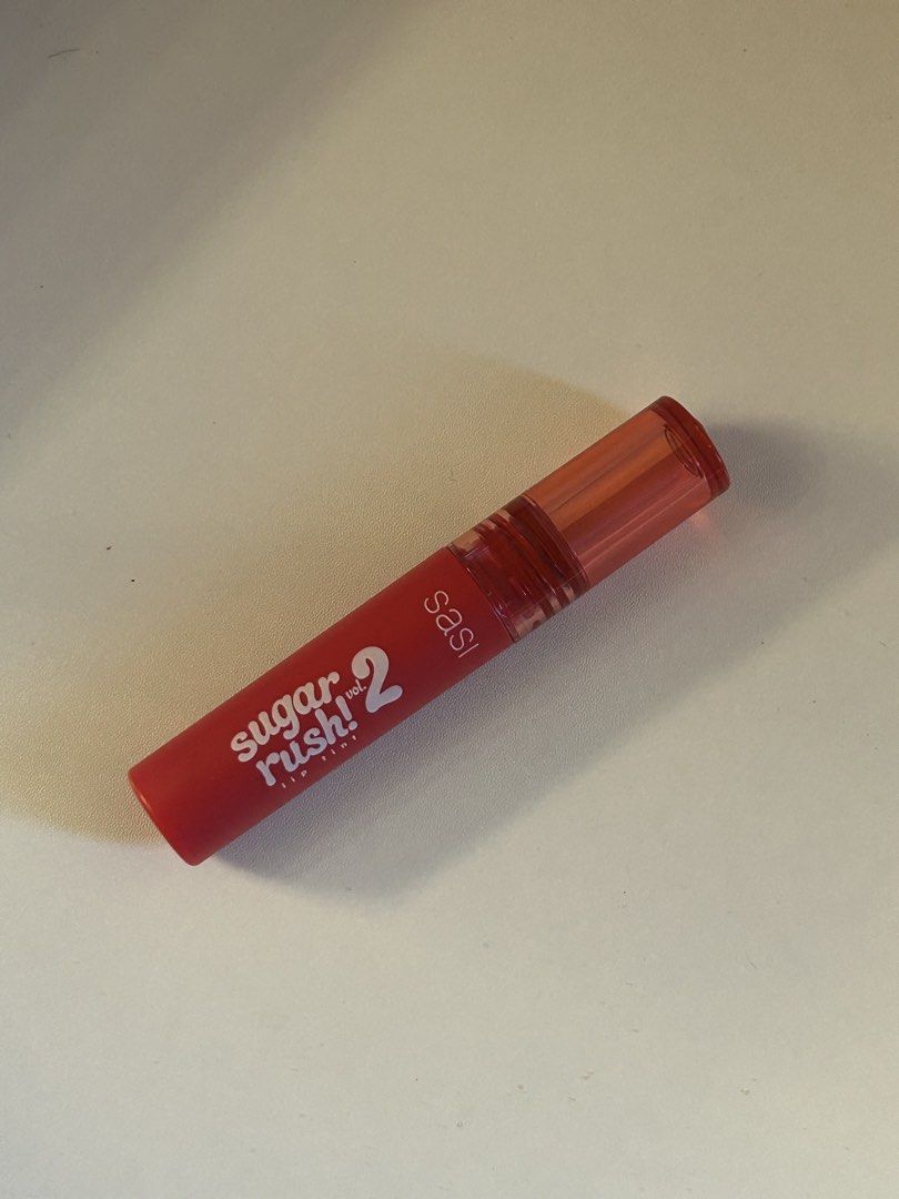 Sasi Sugar Rush Vol. 2 Lip Tint (Category: Makeup) located in Calasiao. Submitted by thaniagail (Listing ID 1446513075, Image 1). Description: - Sasi Sugar Rush Vol. 2 Lip Tint - Vibrant Red shade - Applicator included - Swatched once on hand to show color - Perfect for a natural flush or a bold lip - Easy to apply - Long-lasting wear - Swatch on last slides (Blended & Non blended) mop: bpi/gcash mod: j&t ⭐️ loc: pangasinan 📍.