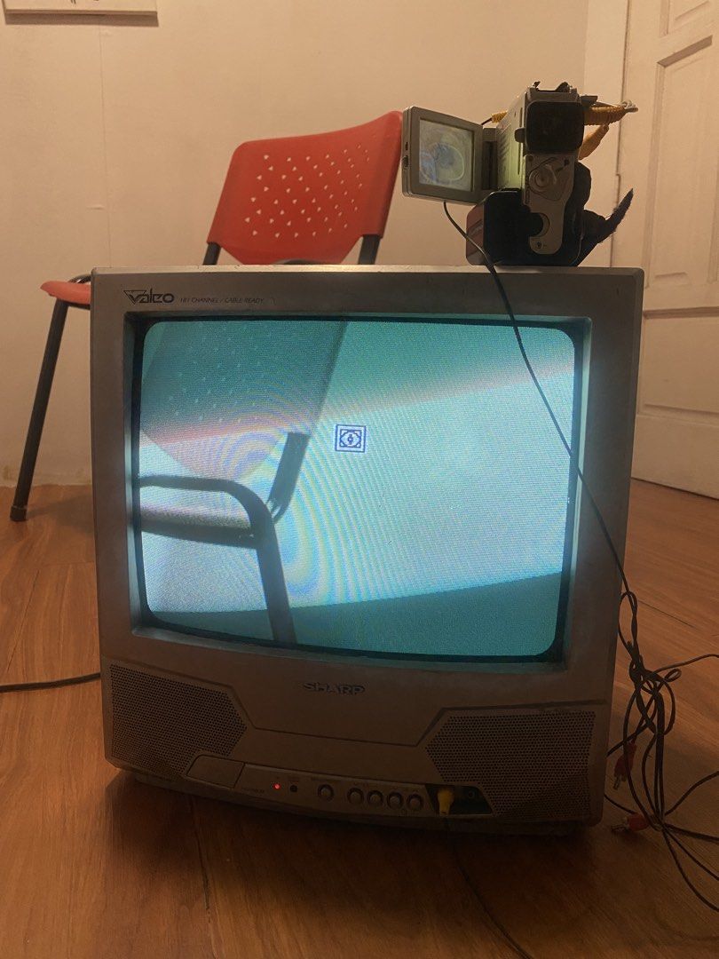 SHARP CRT TV FOR YOU HANDYCAM (Category: Announcements) located in Manila. Submitted by shottaz (Listing ID 1446525095, Image 1). Description: Need vintage CRT television setup for retro-style For your Parties, Birthday , Events , Special,MV occasions vhs not included .