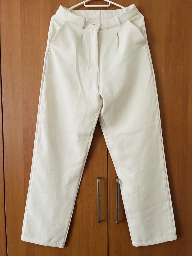 SHEIN Bizwear Solid Single Breasted Blazer & Pants Set (Category: Sets or Coordinates) located in Manila. Submitted by micaanna (Listing ID 1446358203, Image 3). Description: - SHEIN Blazer and Pants Set - Size: S - Blazer: Single-breasted, 2-button closure - Pants: High-waisted, straight leg - Versatile: Suitable for professional or casual outfits - Used once - RFS: no longer needed.