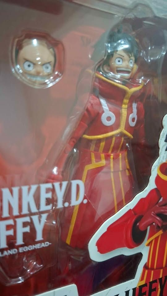 s.h.figuarts Monkey D. Luffy Future Island Egghead Action Figure (Category: Figurines & Statues) located in Imus. Submitted by ToyBlazePH (Listing ID 1446409444, Image 2). Description: - S.H.Figuarts Monkey D. Luffy figure - Future Island Egghead arc version - Highly detailed action figure - Includes interchangeable face parts - Comes with accessories - Great for One Piece fans and collectors.