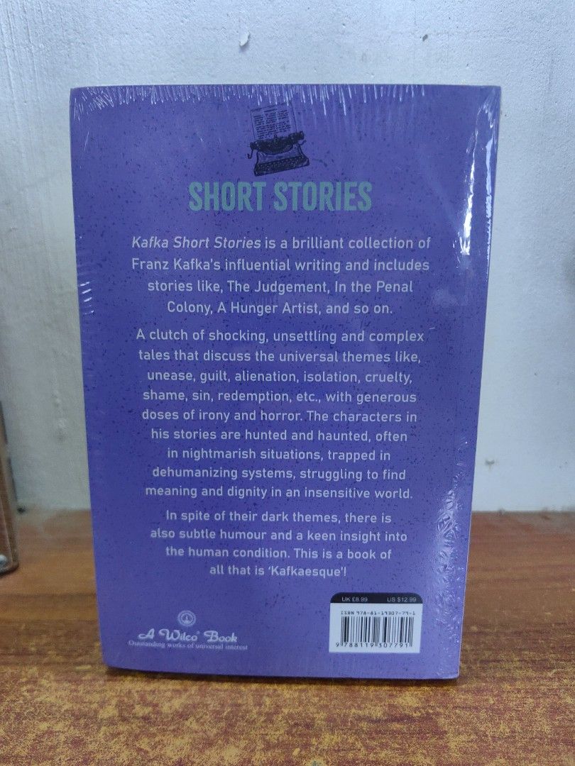 Short Stories - Franz Kafka (Category: Storybooks) located in Tarlac. Submitted by chapterse7en (Listing ID 1446367305, Image 3). Description: IMPORTANT: Serious buyers only. Lowballers and unresponsive buyers who ghost the chat will be automatically BLOCKED. Please do not message if you have no real intention of purchasing. Thank you for respecting my time. Brandnew OLDSTOCKS Trade Paperback Minor foxing on edges 2 copies available 1 copy SOLD 1