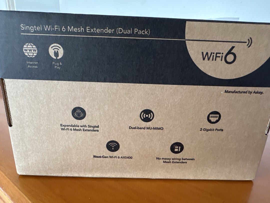 Singtel Wi-Fi 6 Mesh Extender (Dual Pack)494757415486771201