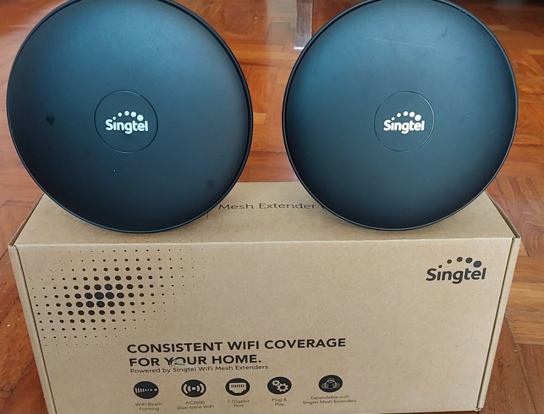 Singtel Wifi Mesh Extenders (2 Units)