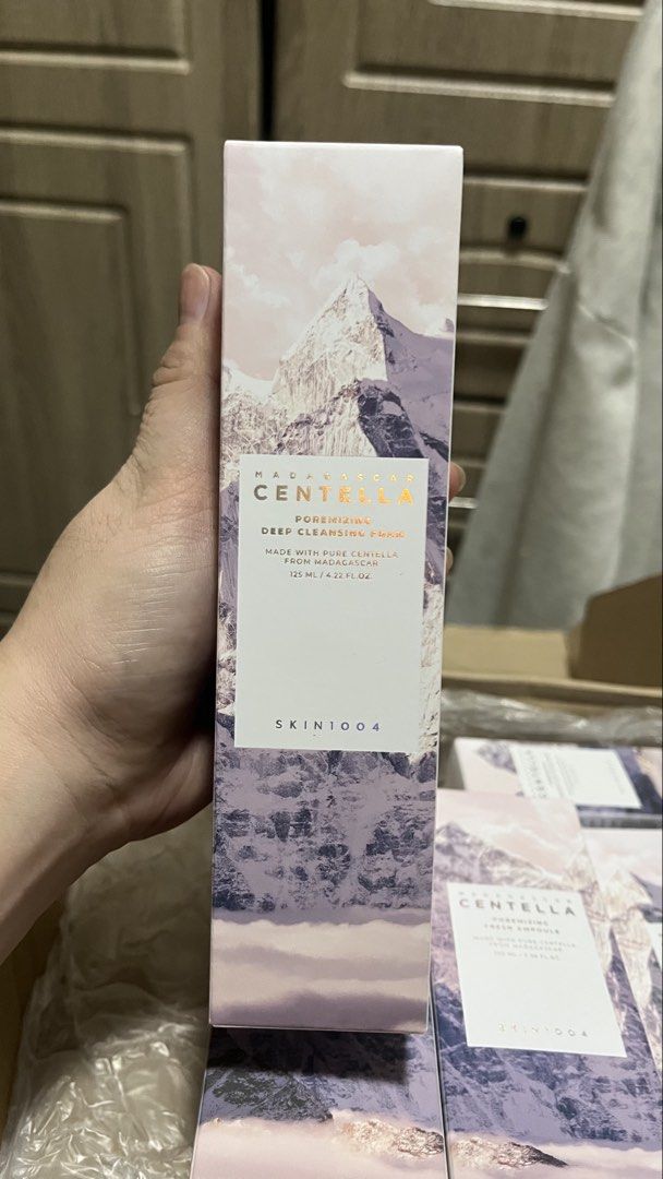 SKIN1004 Madagascar Centella Poremizing Skincare Set (Category: Face Care) located in Rizal. Submitted by skincarehaulph (Listing ID 1446500615, Image 2). Description: - Brand new, sealed SKIN1004 Madagascar Centella skincare set - Includes: Deep Cleansing Foam (125ml), Clear Toner (210ml), Fresh Ampoule (100ml), Light Gel Cream (75ml), clay stick mask (27g) - Bonus: Small bar of soap included - All items in original, unopened packaging - Ideal f