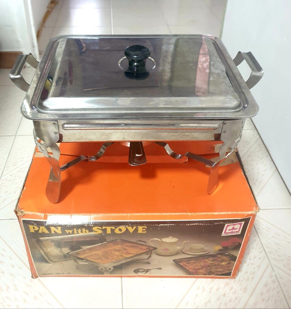 Stainless Steel Chafing Dish with Stove and Box