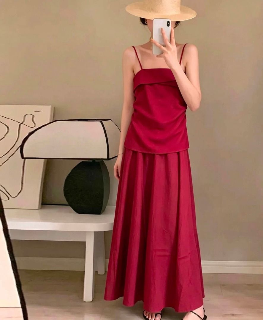 Terno Coord. (Category: Sets or Coordinates) located in Manila. Submitted by sam_nic (Listing ID 1446501164, Image 2). Description: New arrival!! ꫛꫀꪝ c o ll e c t i o n ┗━━━━━━━━━━┛ Terno sleeveless & skirt coords Color : Brown, Red, Black, Green & Polka Dots Size: Semi Large INBOX US TO ORDER Disclaimer: All photos shown are for inspiration only, actual photo may vary due to limitation of photography or photo enhancement. Bestseller/Limited stoc