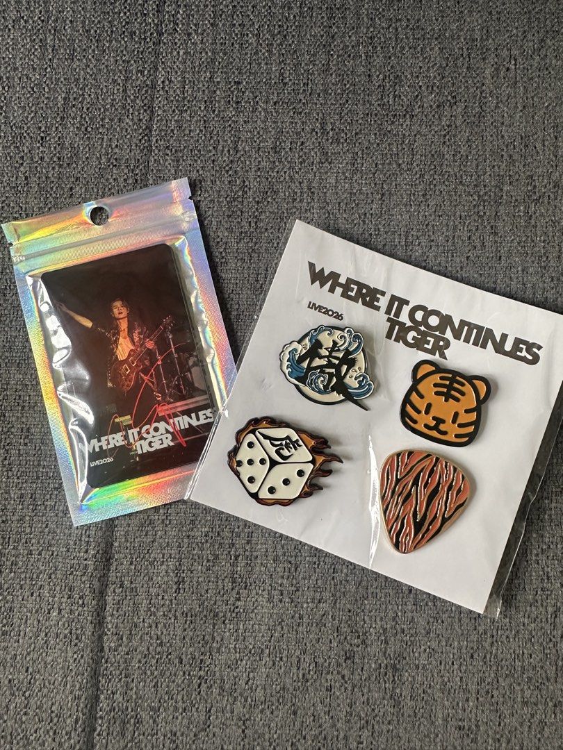 Tiger Yau “WHERE IT CONTINUES” 演唱會$1180門票獨家小卡及襟章紀念品🐯 （分類：其他）位於 Hong Kong。 由 ccv1209 提交（商品編號 1446421459，圖片 1）。簡介： 。