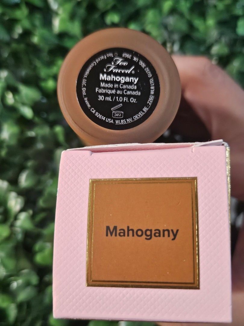 Too Faced Born This Way Foundation - Mahogany (Category: Makeup) located in Imus. Submitted by a.niko (Listing ID 1446520070, Image 3). Description: - Too Faced Born This Way Foundation - Shade: Mahogany - Coverage: Medium to Full - Formula: Oil-free - Size: 30 ml / 1.0 fl oz - Finish: Natural, radiant - Origin: Made in Canada -past manuf date.