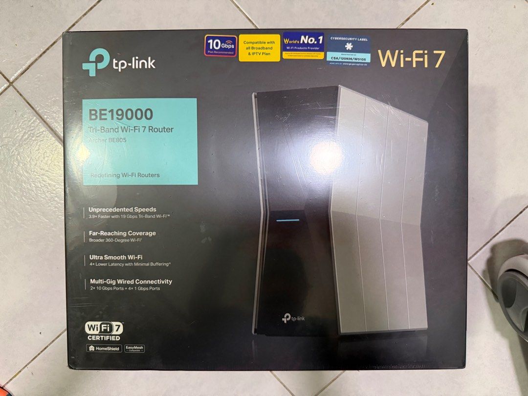 TP-Link Archer BE805 / BE19000 Wi-Fi 7 Tri-Band Router