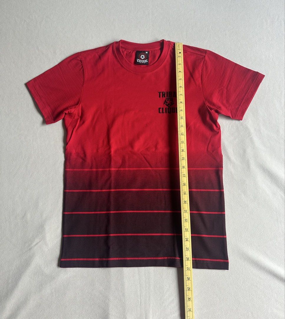 Tribal Vintage T-Shirt (Category: Tshirts & Polo Shirts ) located in Aroroy. Submitted by nicadeclutterz (Listing ID 1446401982, Image 2). Description: • RED TRIBAL VINTAGE SHIRT - original - size M - lightly used - colors may appear lighter or darker due to lighting - manage expectations as this item is preloved - dm for more details ☺️ dimes: length: 27 width: 19 💰MOP: GCASH/BDO/GO TYME 🚚 MOP: JNT/LBC .