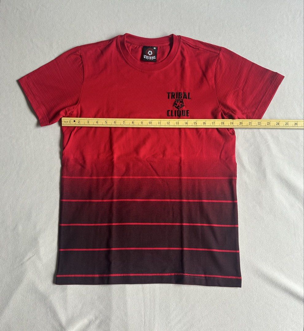 Tribal Vintage T-Shirt (Category: Tshirts & Polo Shirts ) located in Aroroy. Submitted by nicadeclutterz (Listing ID 1446401982, Image 3). Description: • RED TRIBAL VINTAGE SHIRT - original - size M - lightly used - colors may appear lighter or darker due to lighting - manage expectations as this item is preloved - dm for more details ☺️ dimes: length: 27 width: 19 💰MOP: GCASH/BDO/GO TYME 🚚 MOP: JNT/LBC .