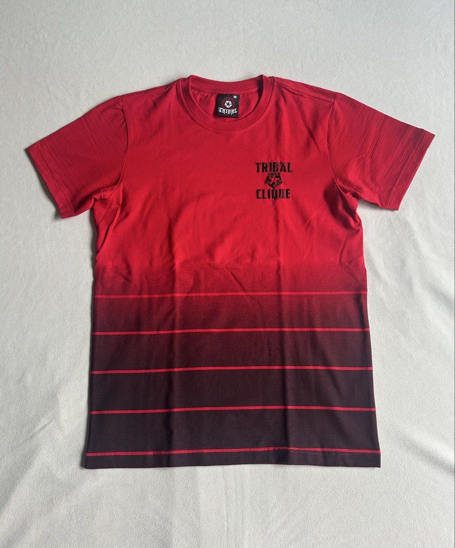 Tribal Vintage T-Shirt (Category: Tshirts & Polo Shirts ) located in Aroroy. Submitted by nicadeclutterz (Listing ID 1446401982, Image 1). Description: • RED TRIBAL VINTAGE SHIRT - original - size M - lightly used - colors may appear lighter or darker due to lighting - manage expectations as this item is preloved - dm for more details ☺️ dimes: length: 27 width: 19 💰MOP: GCASH/BDO/GO TYME 🚚 MOP: JNT/LBC .